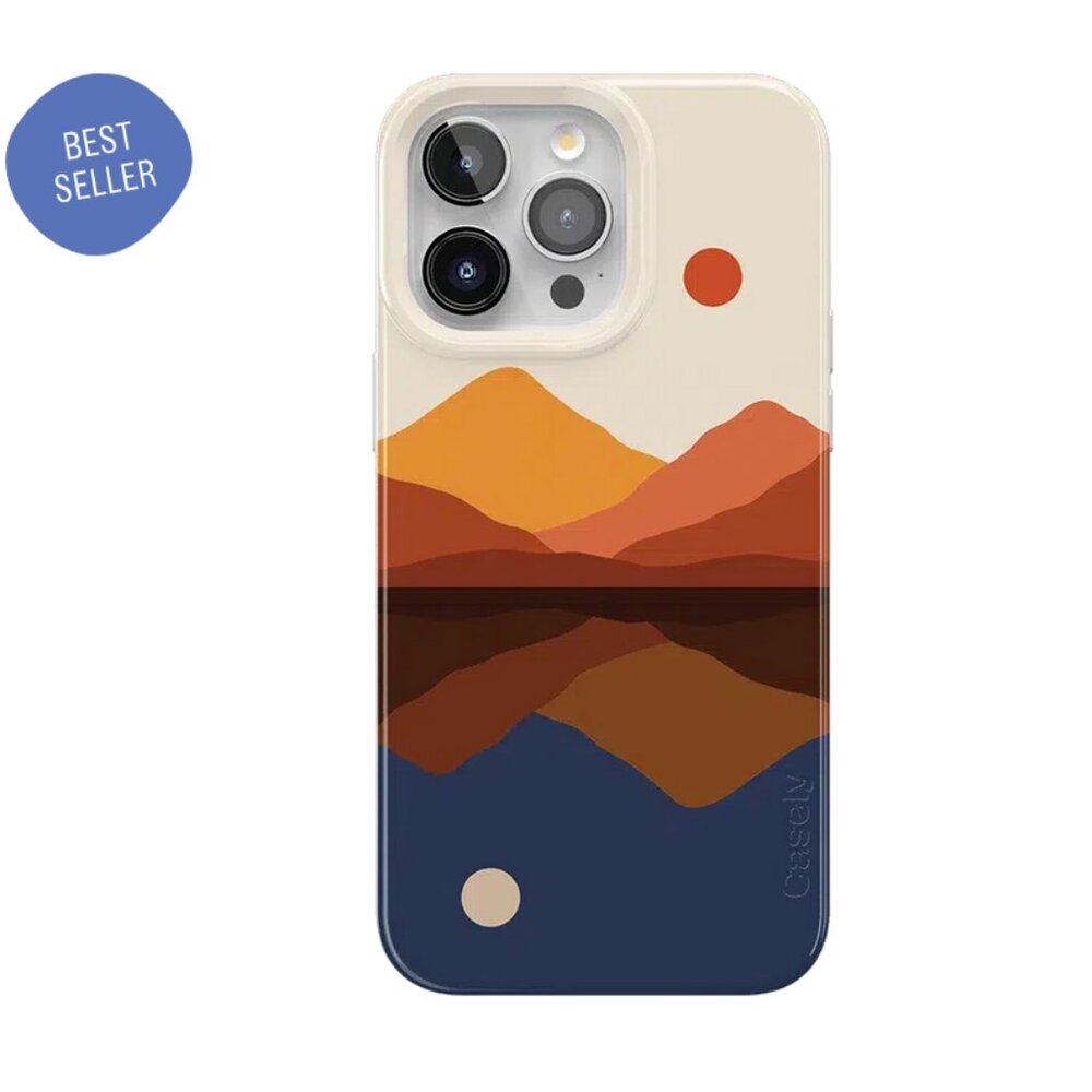 Opposites Attract | Day & Night Colorblock Mountains Case